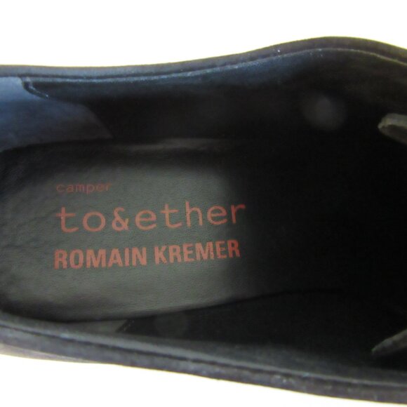 CAMPER Black Together Platform Oxford Almond Toe 41 Shoes - Picture 5 of 7